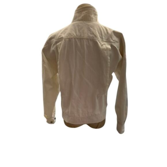 "AMERICAN EAGLE OUTFITTER'S" VTG White Cotton Blend Women's SZ S 80's Jacket - Picture 3 of 15